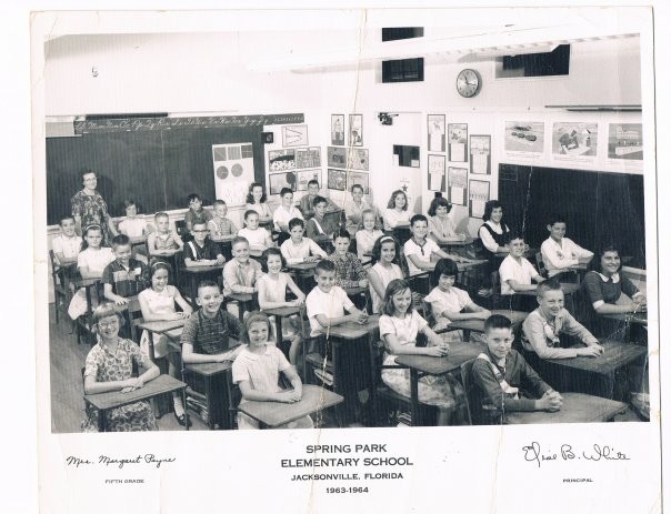 Spring Park Elementary 1963-1964 Mrs. Payne's Class